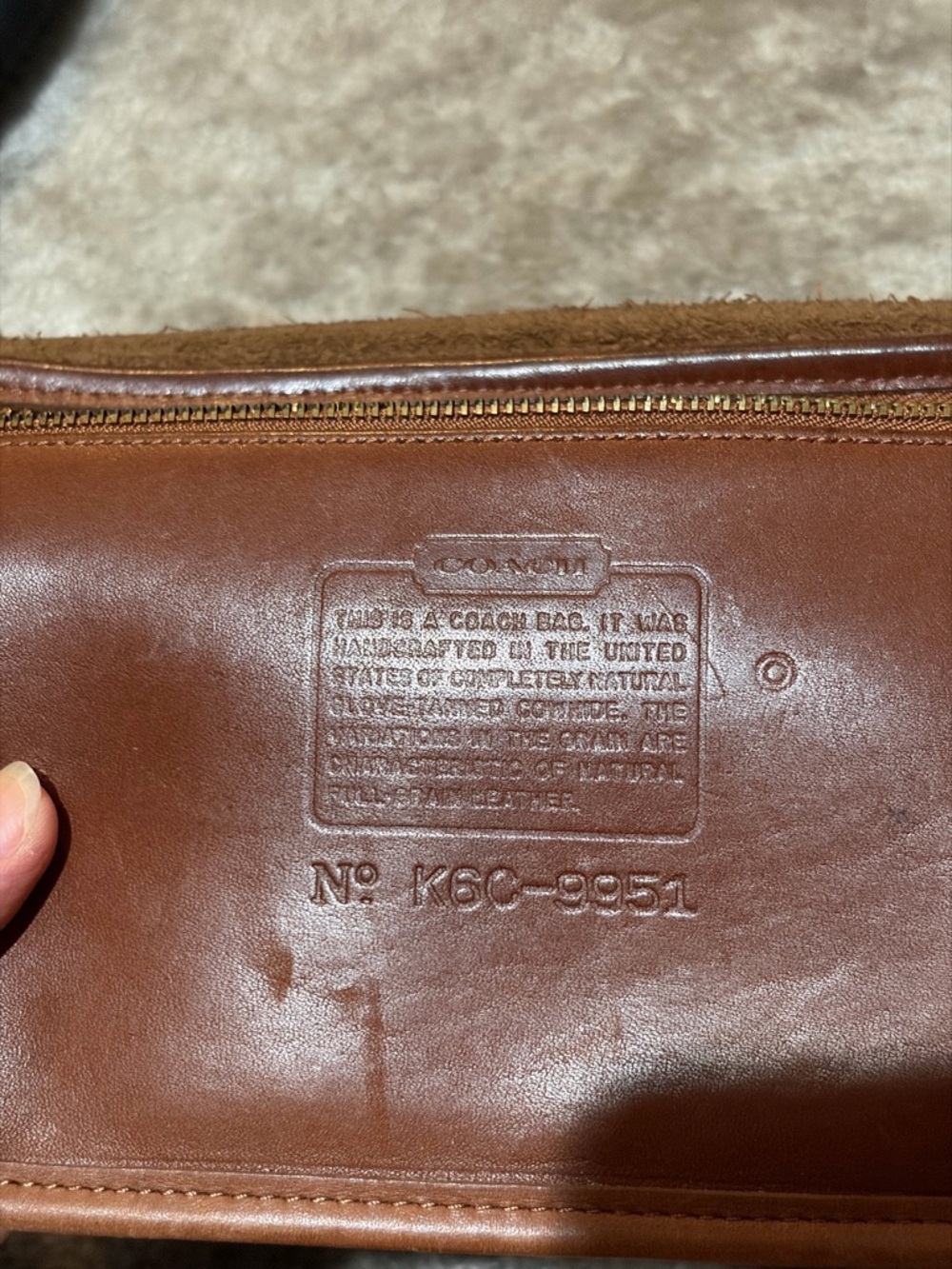 Vintage coach messenger bag - Picture 2 of 2